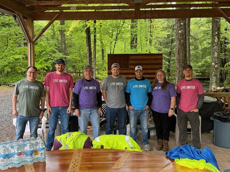 UGI employees volunteering at Patriot's Cove