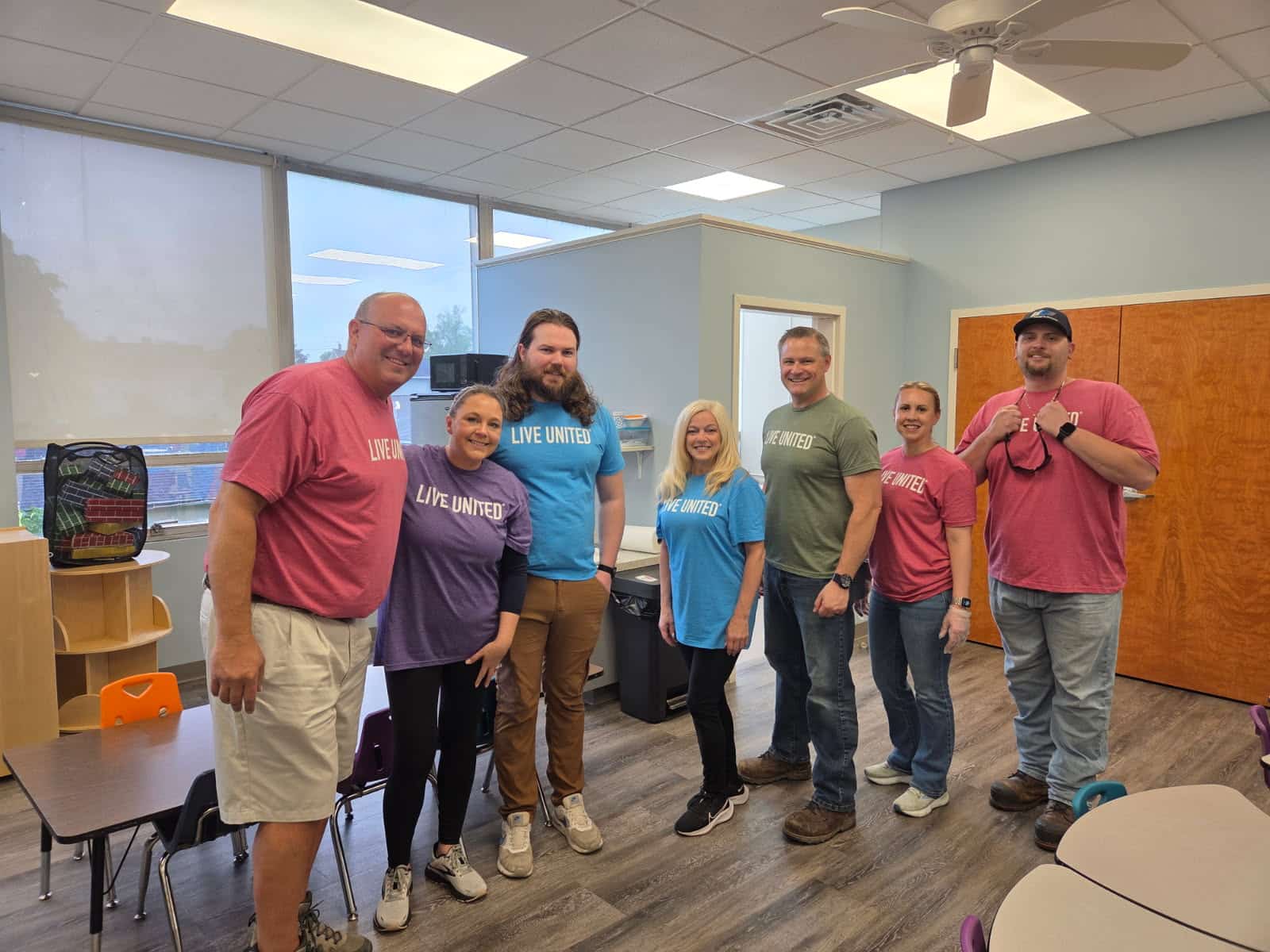 UGI employees volunteering at Wyoming Valley Children's Association.