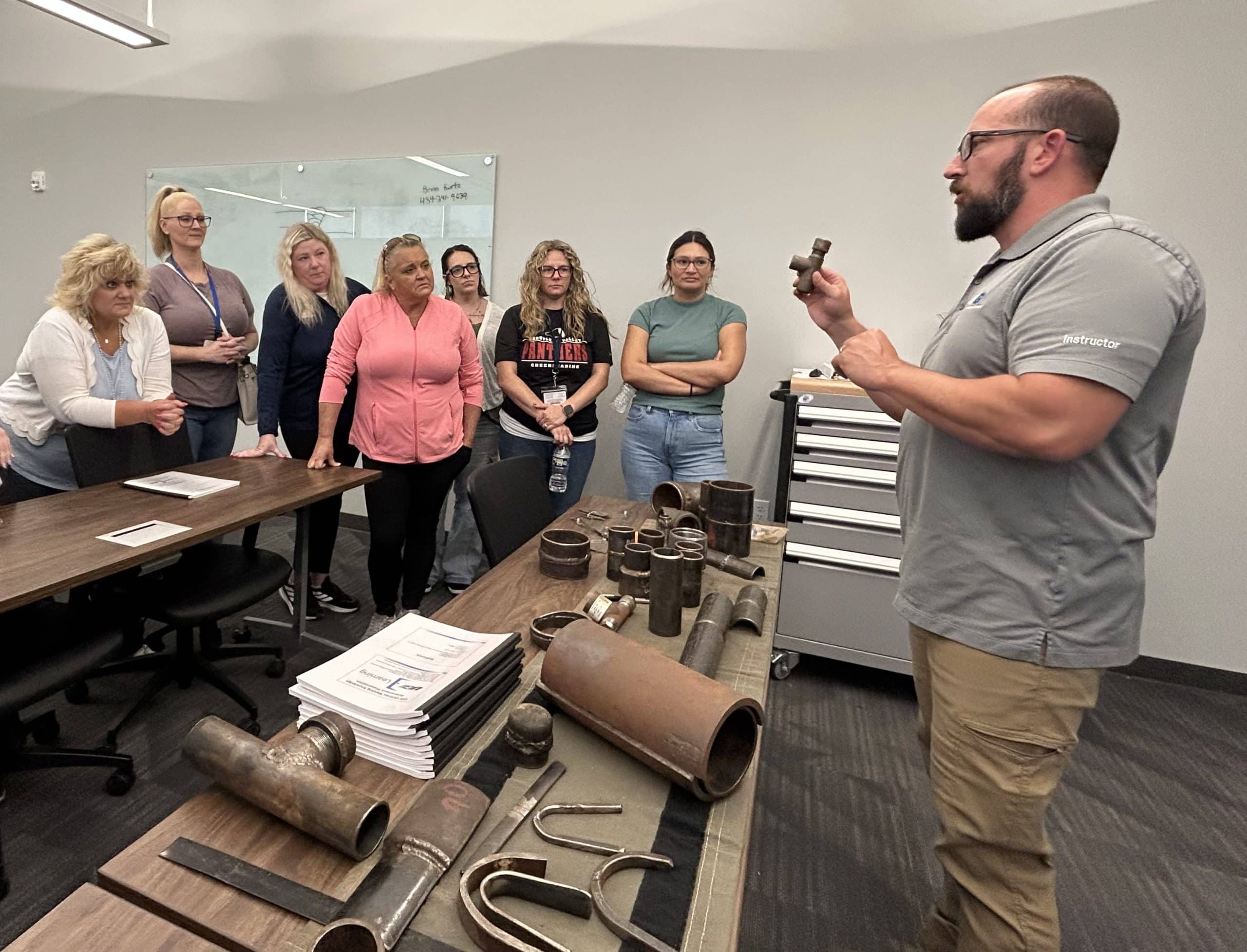 Call center employees training at UGI's Learning Center.